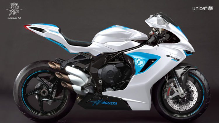 MV AGUSTA F3 800 UNICEF, una moto caritativa