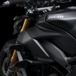 El color negor de la Ducati Streetfighter V4 2021