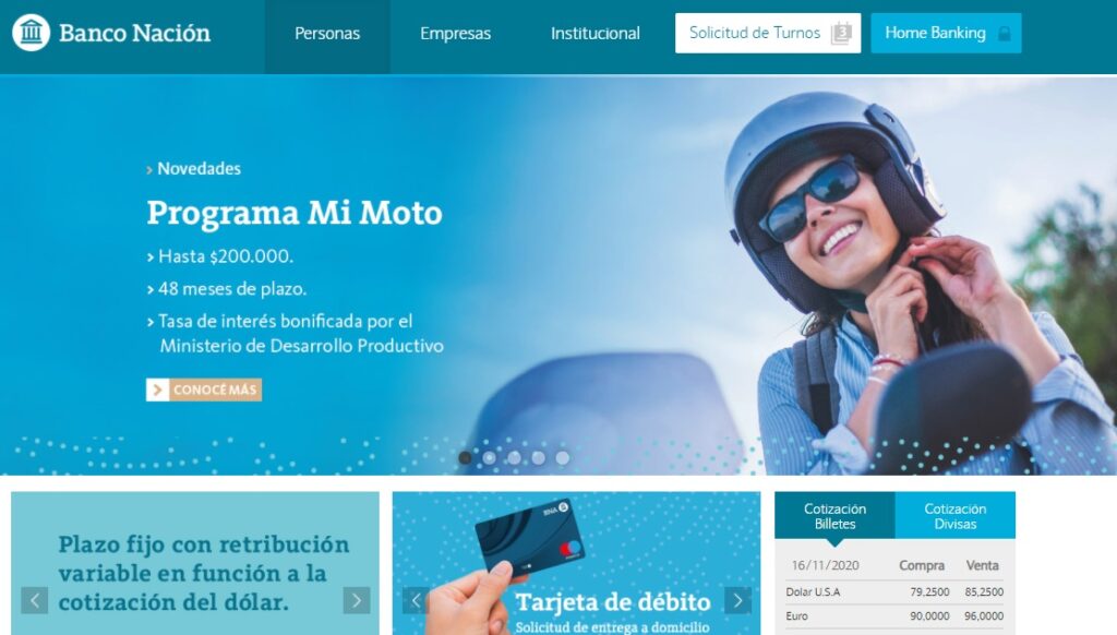 Mi Moto del BancoNación