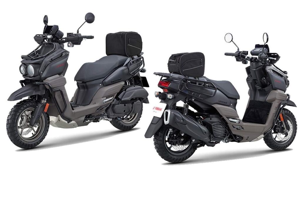 el Yamaha BW's 125 2021 es un scooter trail