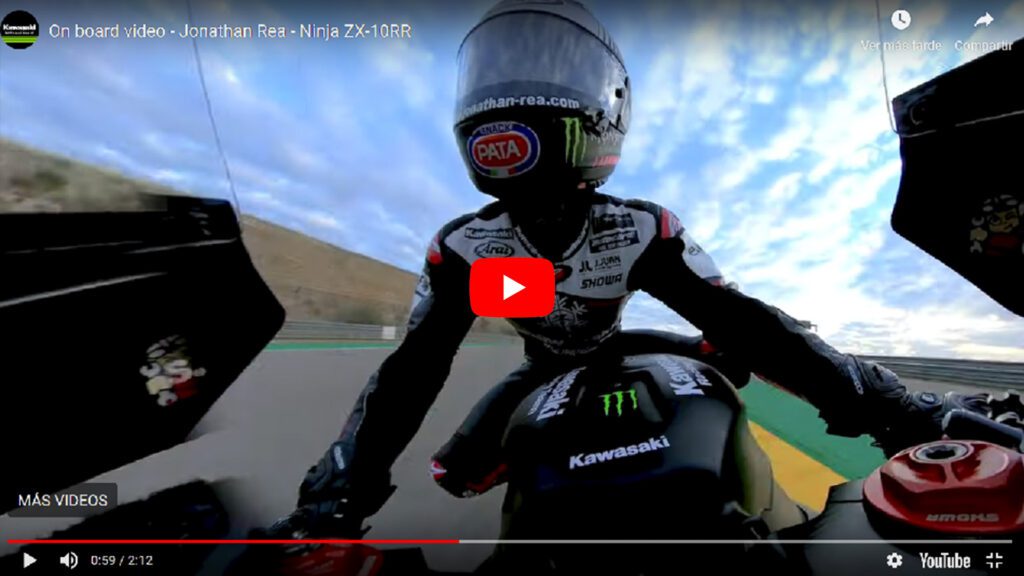 Rea probó la Ninja