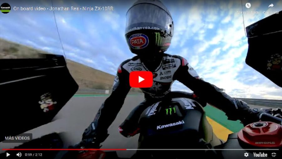 Rea probó la Ninja ZX-10R 2021 en Aragón