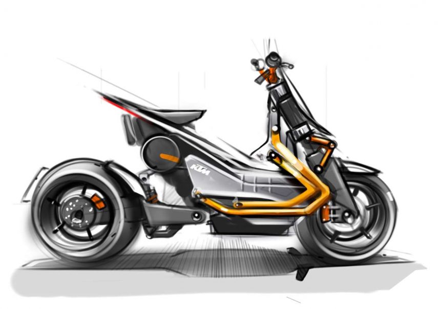 Proyecto E-Motion de KTM: prepara un súper scooter eléctrico para 2022 Proyecto E-Motion de KTM