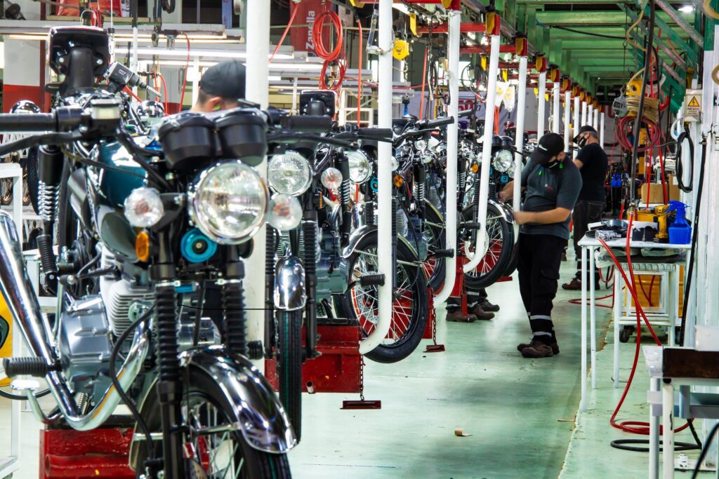 Fábrica de motos en Argentina