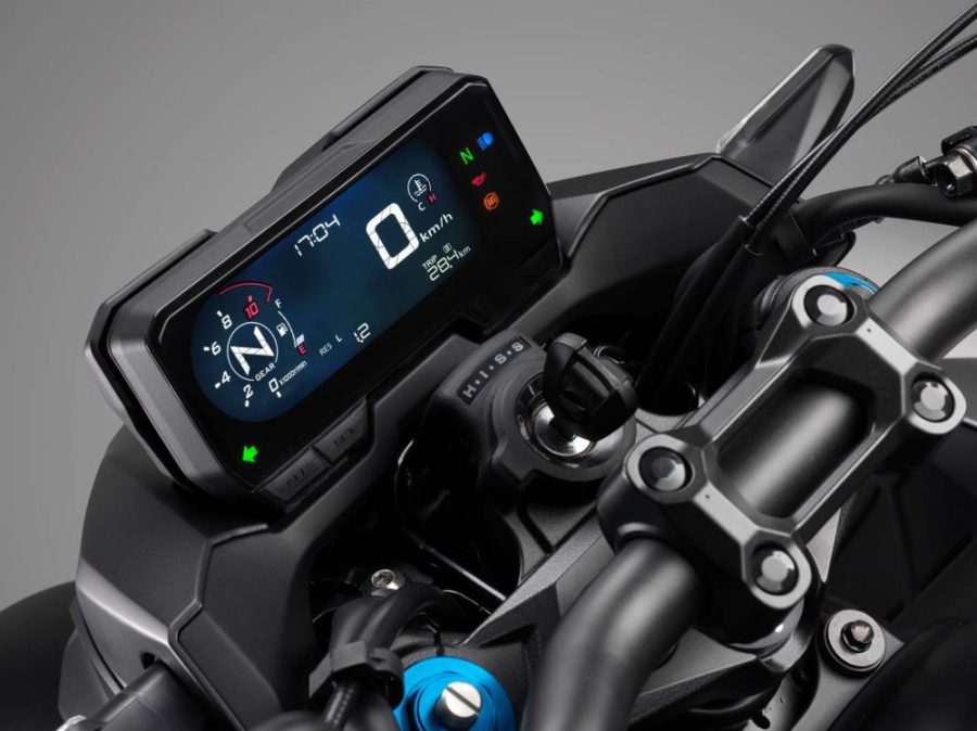 Pantalla LCD de la Honda CB500F