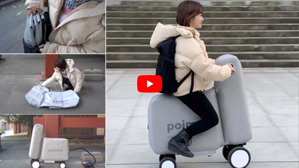 Poimo moto eléctrica inflable
