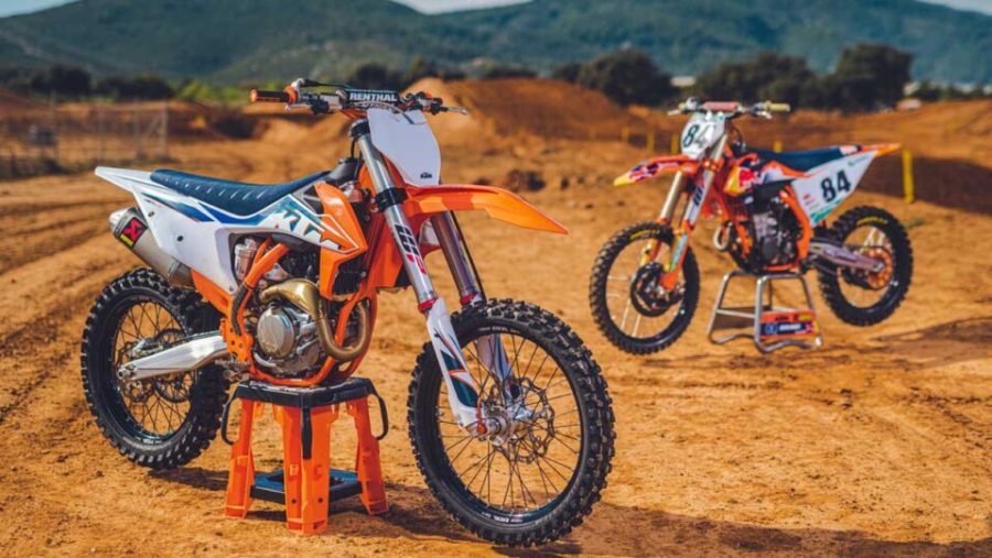 Gama KTM SX 2022: colores y soluciones mundialistas