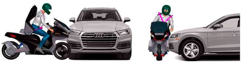 Cinturón de seguridad para moto