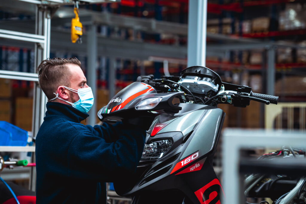 La venta de motos