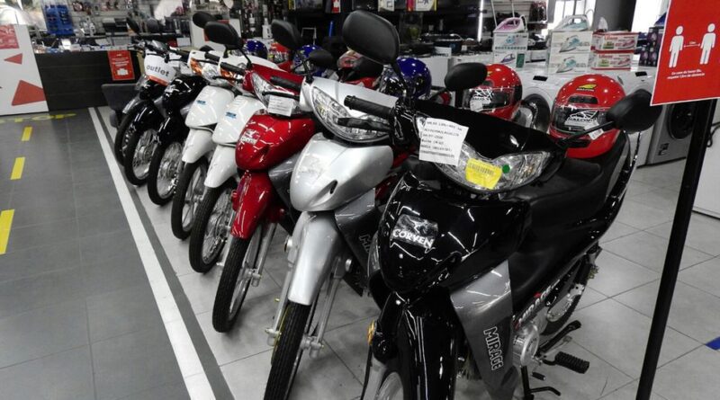 1800 motos por día