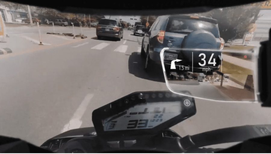 iC-R, el casco con visión de 360 grados