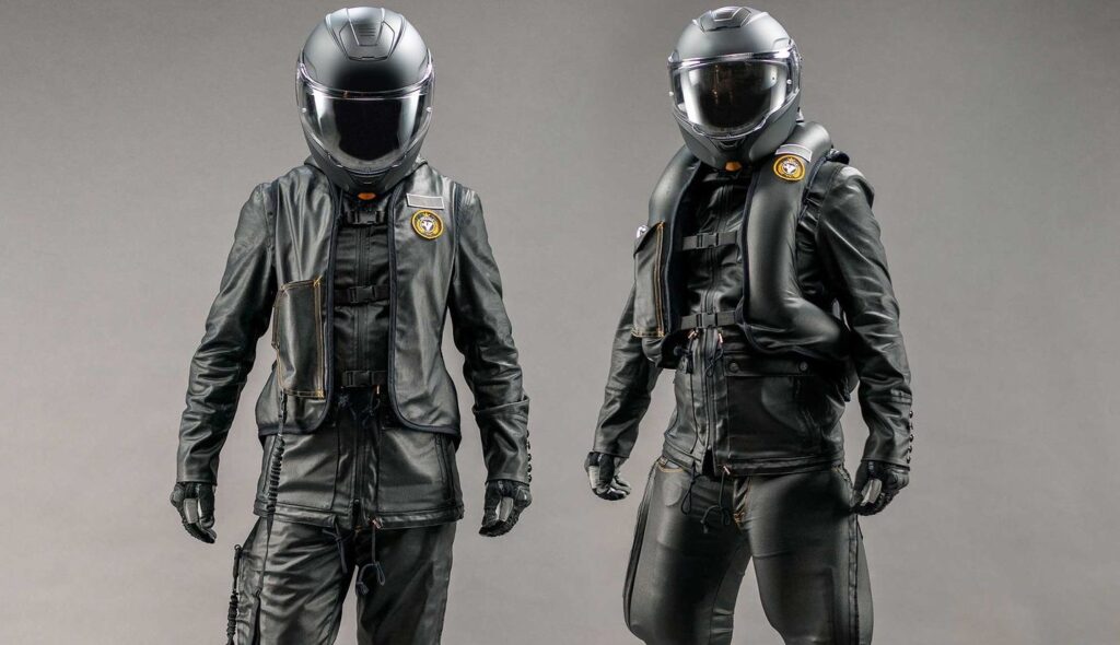 paracaídas para moto