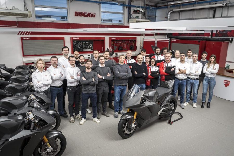 Ducati comenzó a producir las MotoE para el Campeonato 2023 Ducati MotoE