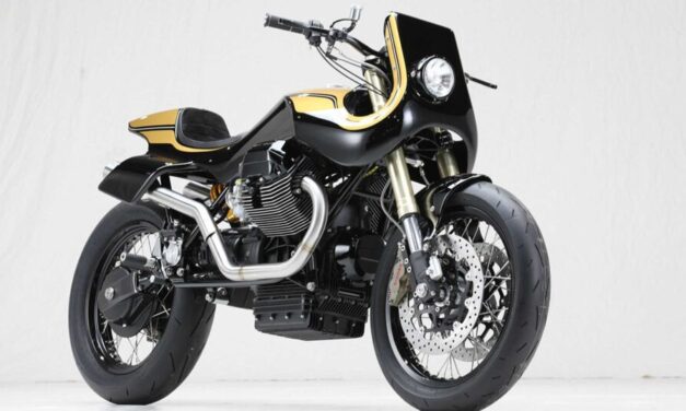 Stile Italiano convierte en Flat Track una Moto Guzzi Le Mans 850