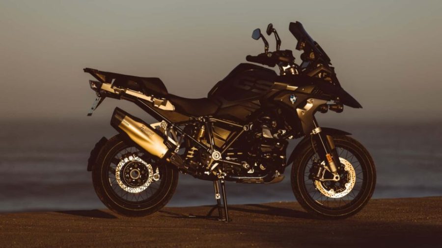 Motorfietshoes Voor BMW R 1250 GS Adventure Triple Black 2020-2024 - Waterdicht Met Reflecterende Strips
