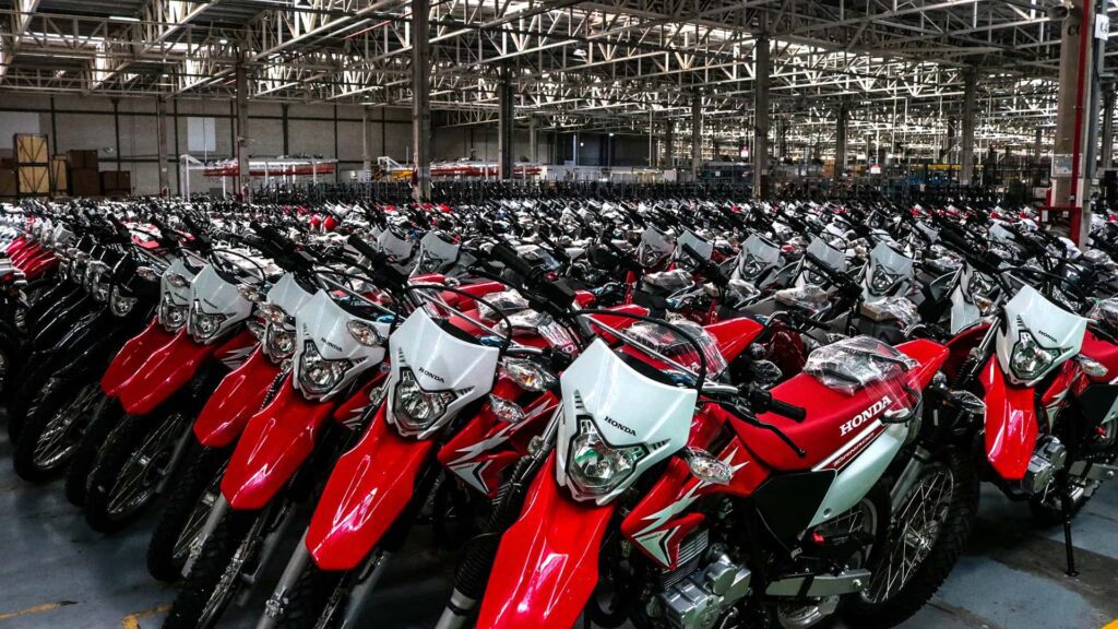 Honda superó 1.3 millones de motos producidas en Argentina
