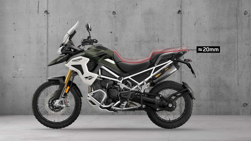 Triumph Tiger 1200 ajuste de altura