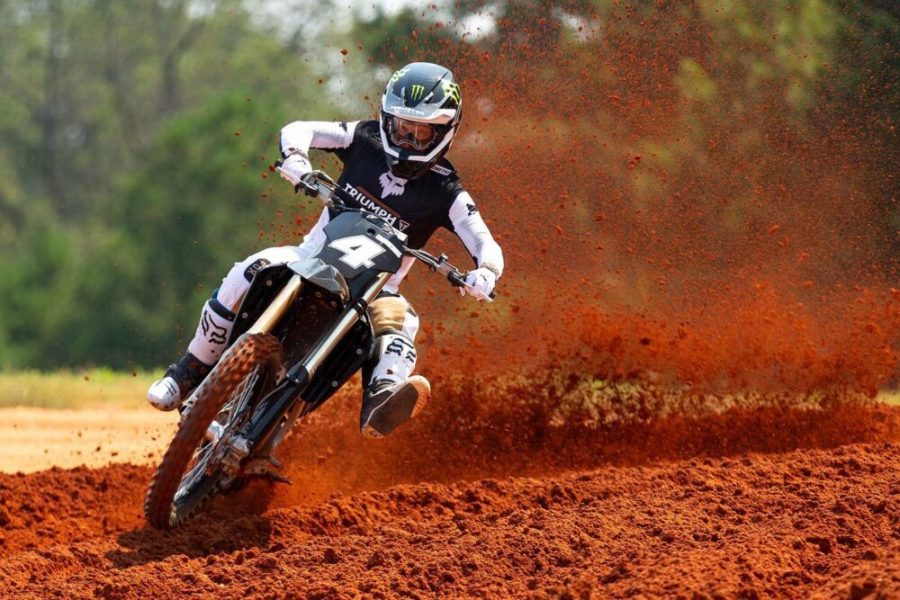 La primera Triumph de Motocross