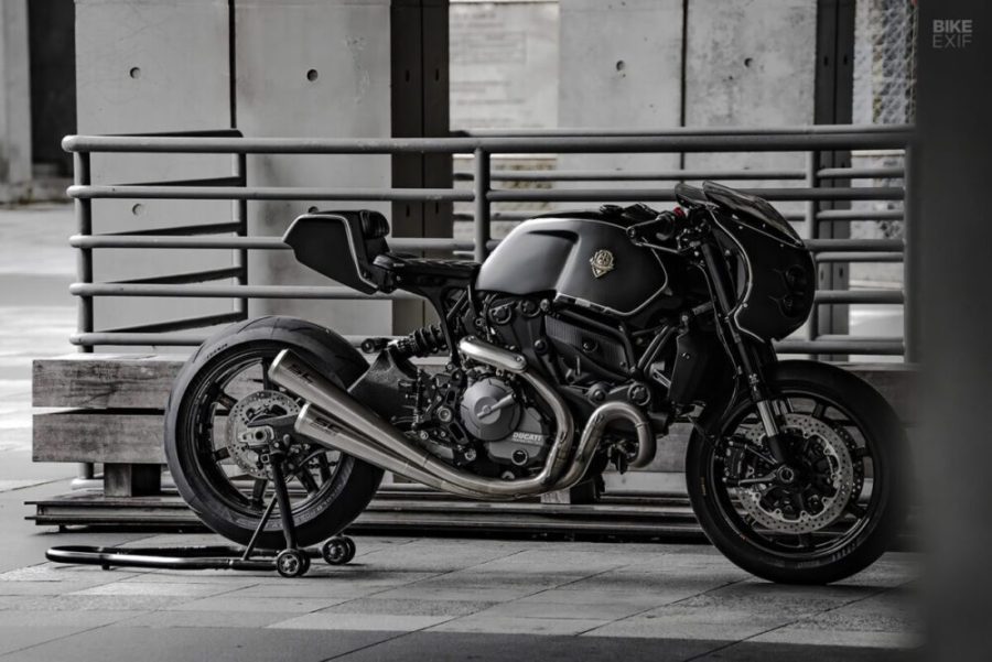 Ducati Monster 821 café racer de Rough Crafts