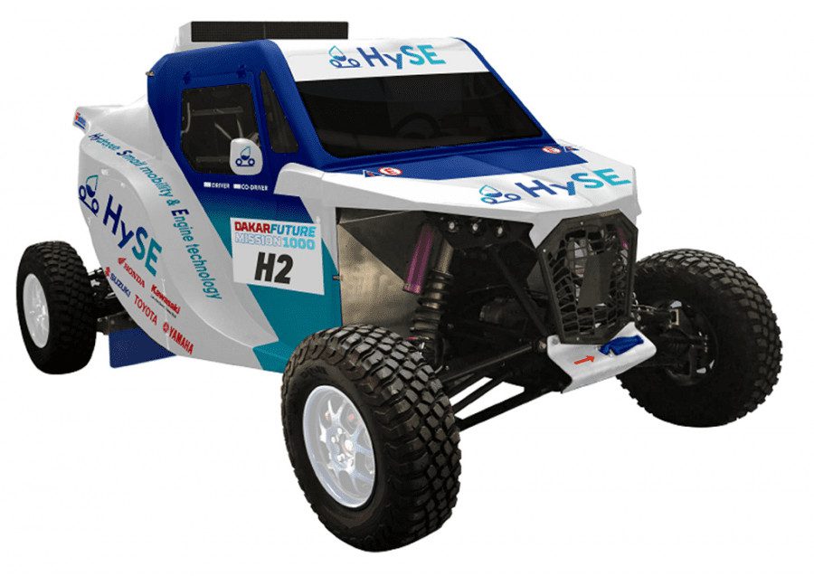 HySE-X1 en el Dakar: las cuatro japonesas prueban motor de hidrógeno HySE-X1 en el Dakar
