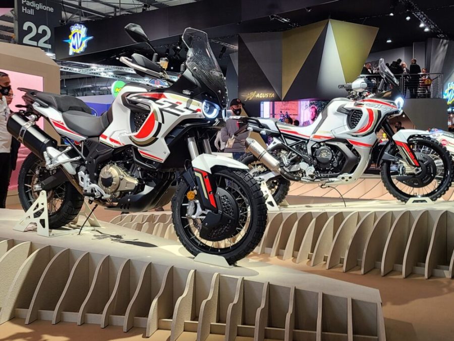 La Adventure de MV Agusta en su stand del Eicma 2023 La Adventure de MV Agusta en su stand del Eicma 2023