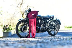 Una moto Vicent Black Shadow 1951