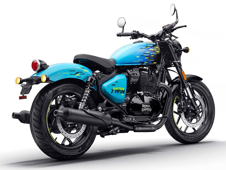 <img src="https://motodinamia.com/wp/wp-content/uploads/2023/12/Royal-Enfield-Shotgun-650-mdm-6.jpg" alt="La Royal Enfied Shotgun es una setie limitada de 25 unidades">
