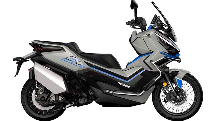 <img src="https://motodinamia.com/wp/wp-content/uploads/2023/12/Zontes-501-G-mdm-3.jpeg" alt="El Zontes 501 G, se distingue por equipar barras de protección de acero en la parte delantera y lateral, junto con una pantalla de protección regulable manualmente. También, aumenta su perfil aventurero con luces auxiliares, paramanos y llantas de rayos de mayor tamaño para mejorar su rendimiento en todo tipo de terrenos">