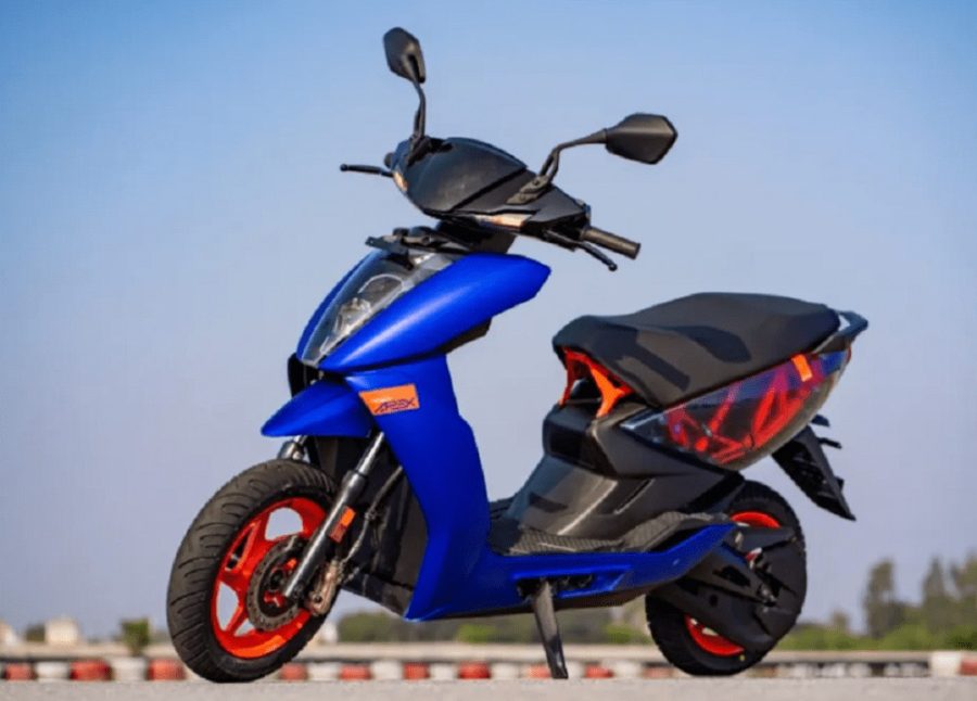 Ather 450 Apex: mucha tecnología y paneles transparentes 450 Apex azul, naranja y transparente