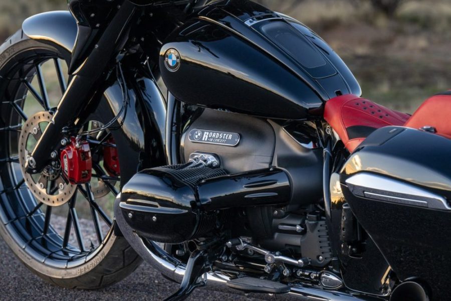  Motor y rueda delantera de la BMW R 18 One Eight C