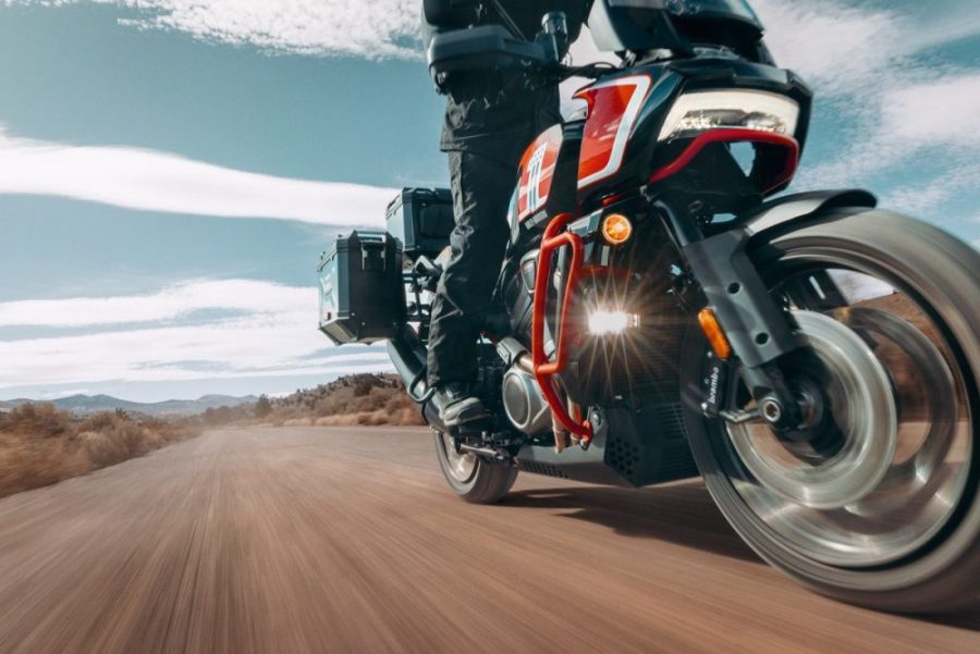 Harley-Davidson CVO Pan America Vista de la Parte de ciclo de la Harley-Davidson CVO Pan America