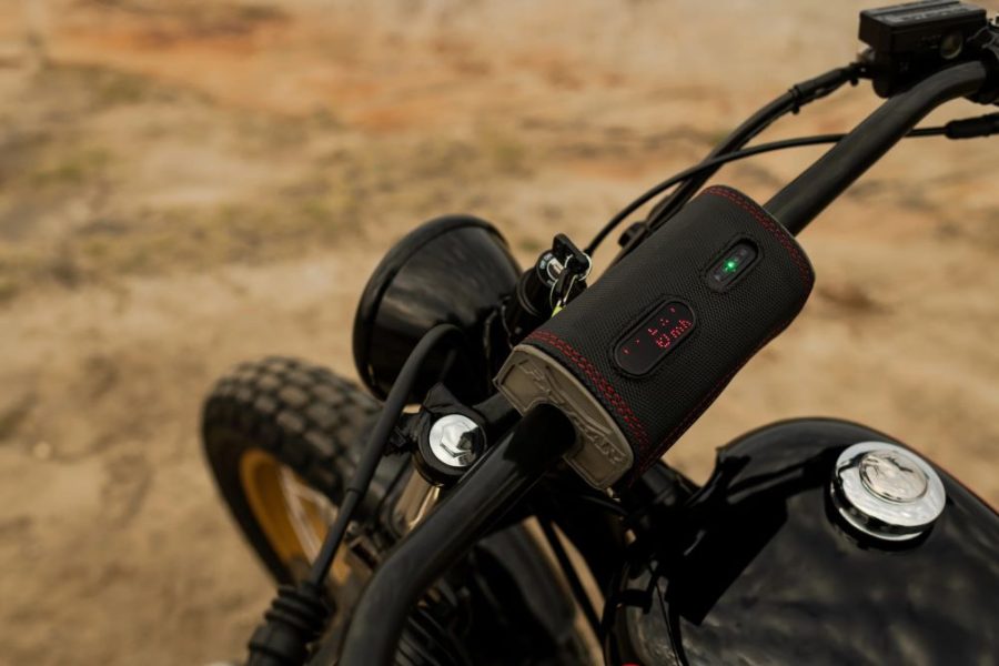  Velocímetro motoscopio mini Motogadget forrado en cuero