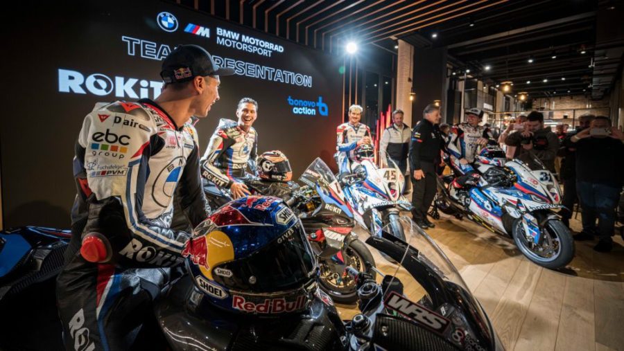  Los cuatro pilotos del BMW Motorrad WorldSBK Team 2024