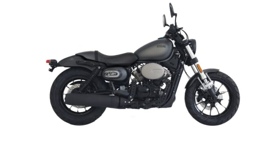  Perfil derecho de la Hyosung Bobber GV125S EVO 2024