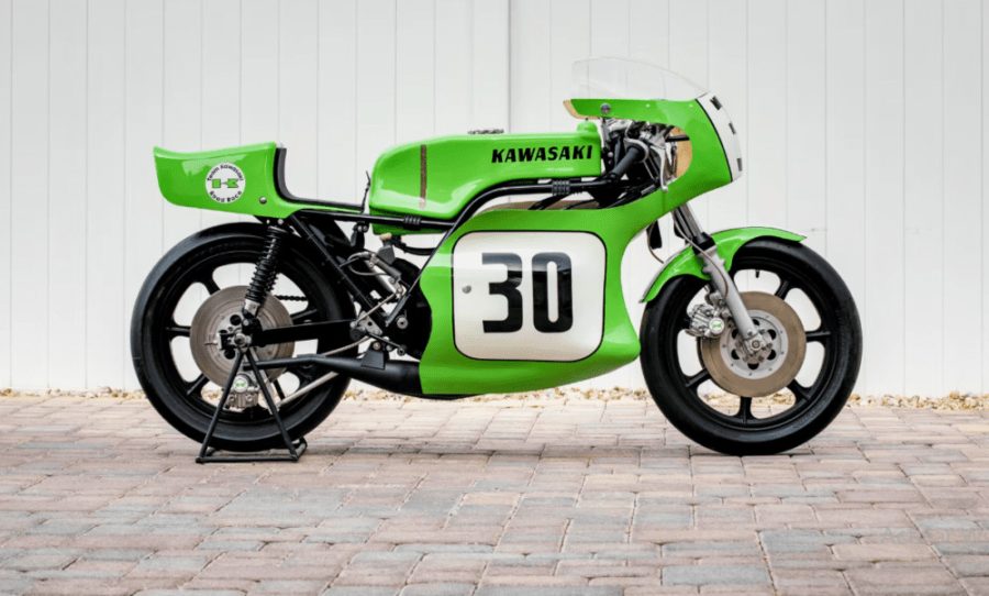 Una Kawasaki H2 R750 de1970