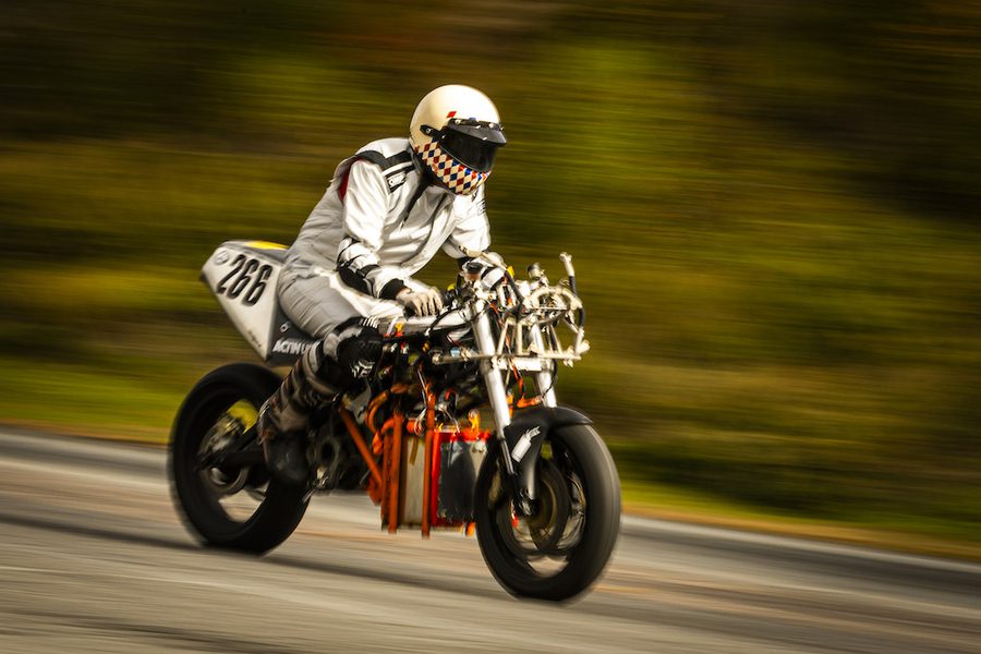 moto de hidrógeno se somete a prueba en circuito