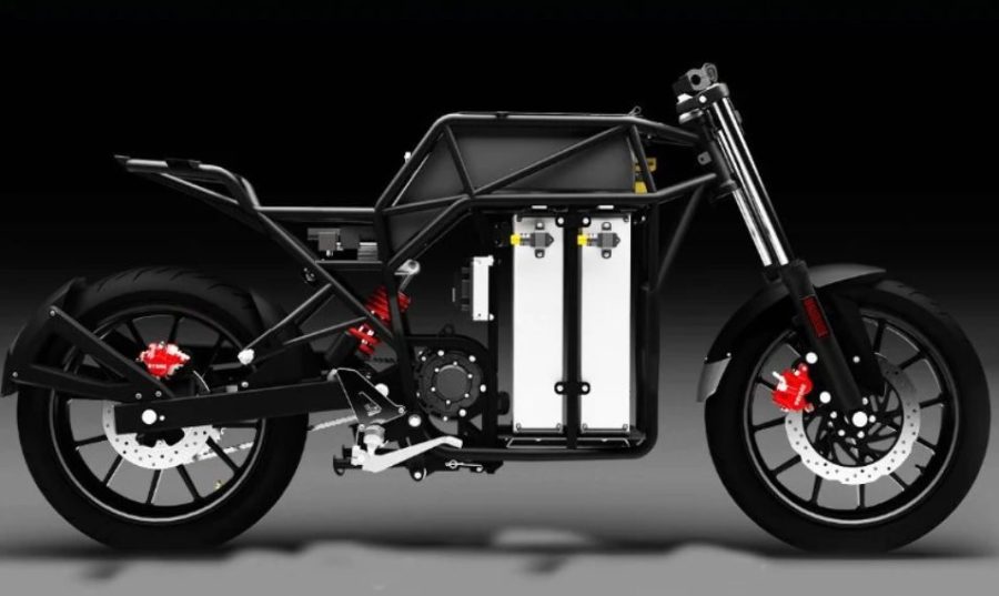   Svitch CSR 762 sin los plásticos muestra chasis y baterías