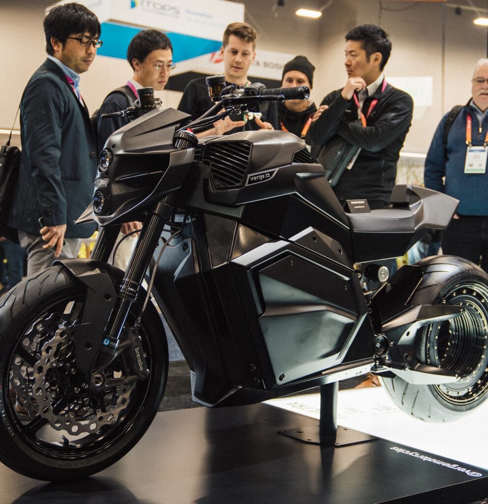 La Verge TS Ultra en el stand del CES 2024