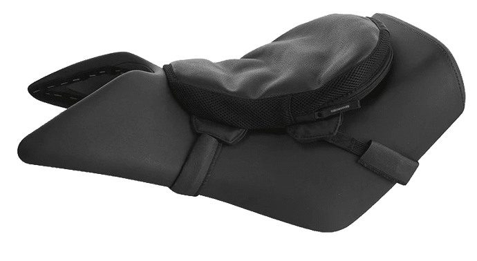  Asiento de moto con ComfortAir sujetado con correas