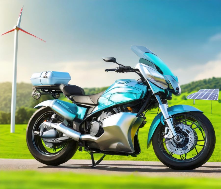 Hydrocycle, la hydrogen moto alemana Render de Hydrocycle, una moto custom un voluminoso motor