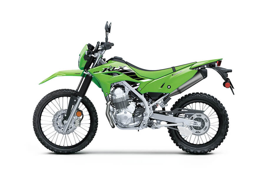 Kawsaki-Klx230- S-lateral – mdm – 1 Las Kawasaki KLX230 S y KLX230SM ABS se renuevan en 2024