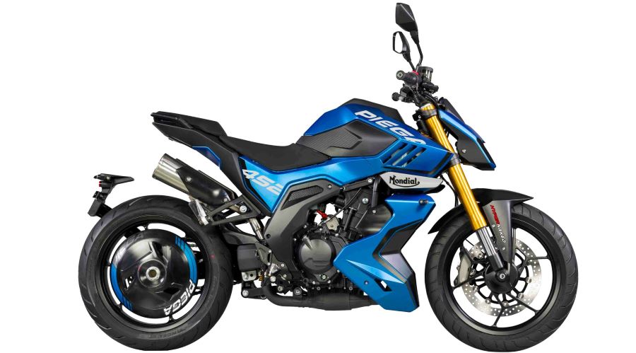 Piega 452 en azul y negro Piega 452 en azul y negro