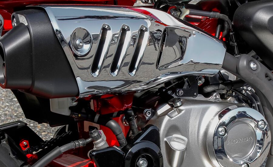 Tapa de silenciador de moto cromada