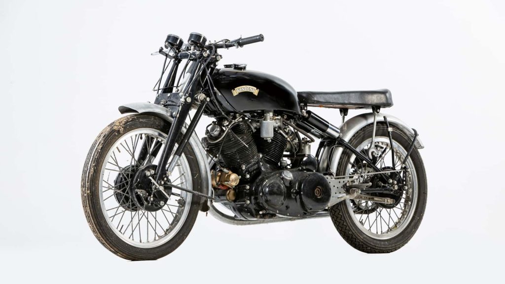 La Vincent Black Lightning de 1949 en buen estado de conservación