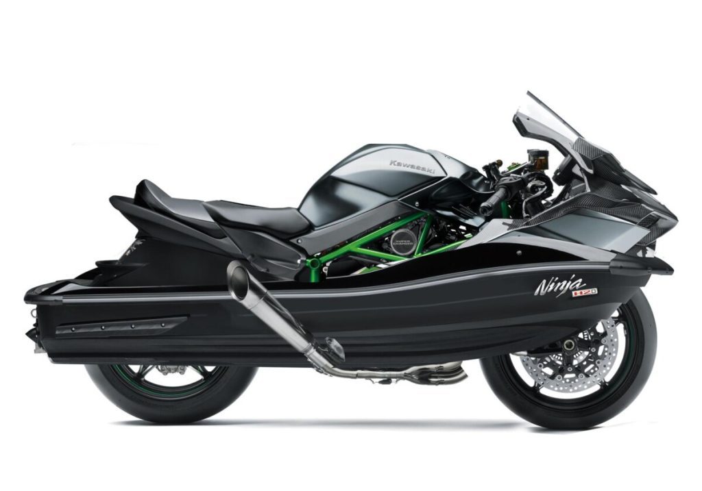Render de la Kawasaki Ninja H2O