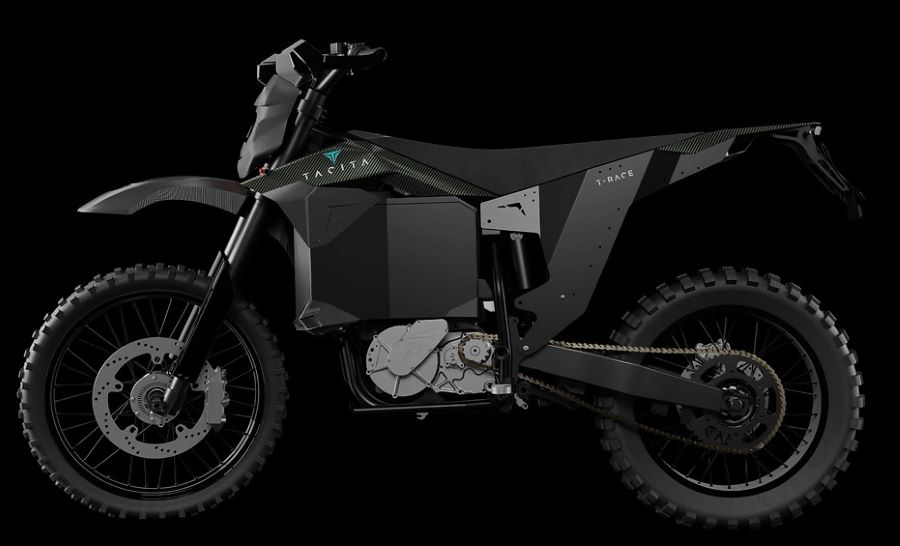 Tacita T-Race Enduro 2024 verde y negra. Tacita T-Race Enduro 2024 verde y negra.
