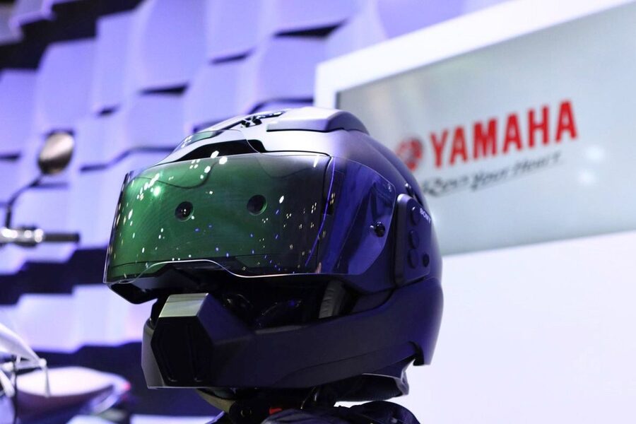 Casco de realidad aumentada Yamaha: una solución innovadora Prototipo del casco de realidad aumentada que desarrolla Yamaha
