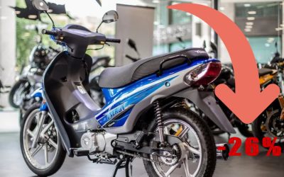 Cae más del 26% la venta de motos en el primer trimestre
