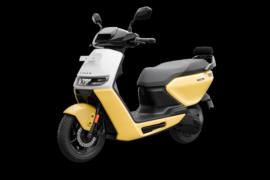 Ather Rizta: Scooter eléctrico familiar con un alcance de 160 km Ather-Rizta-amarillo