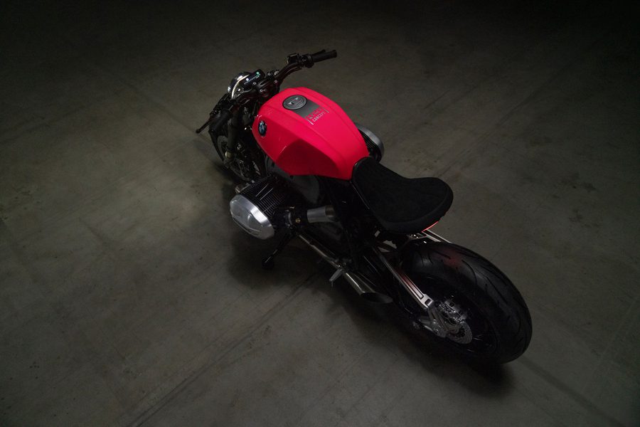 La BMW R20 Concept tiene asiento monoplaza. La BMW R20 Concept tiene asiento monoplaza.